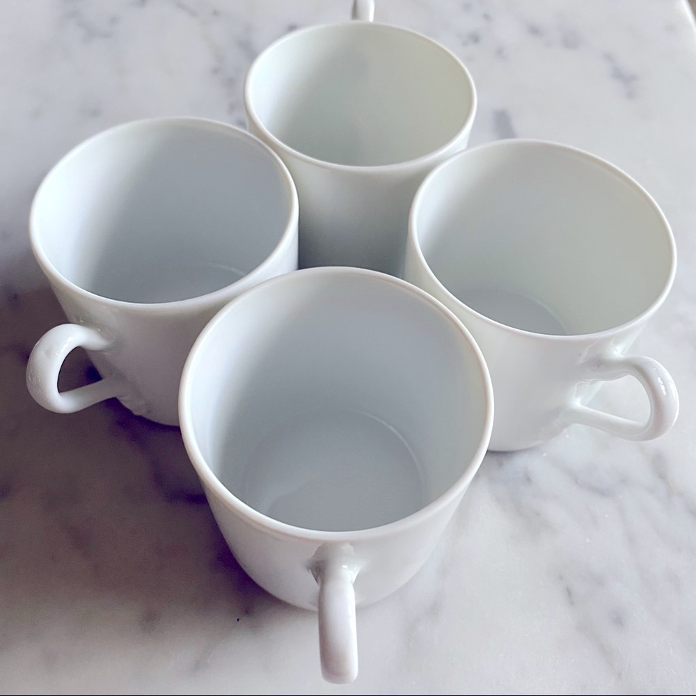 Richard Ginori | White Demitasse Espresso Cups - Set of 4